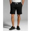 image:imageReal Essentials 3 Pack Mens Cotton 7 French Terry Lounge Sweat Shorts  Sleep Casual Shorts Pockets Big amp Tall AvailableSet 3