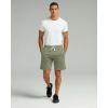 image:imageReal Essentials 3 Pack Mens Cotton 7 French Terry Lounge Sweat Shorts  Sleep Casual Shorts Pockets Big amp Tall AvailableSet 4
