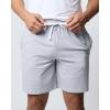 image:imageReal Essentials 3 Pack Mens Cotton 9 French Terry Casual Lounge Sweat Shorts with Pockets Available in Big amp TallSet 1