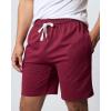 image:imageReal Essentials 3 Pack Mens Cotton 9 French Terry Casual Lounge Sweat Shorts with Pockets Available in Big amp TallSet 2
