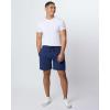 image:imageReal Essentials 3 Pack Mens Cotton 9 French Terry Casual Lounge Sweat Shorts with Pockets Available in Big amp TallSet 2