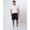 image:imageReal Essentials 3 Pack Mens Cotton 9 French Terry Casual Lounge Sweat Shorts with Pockets Available in Big amp TallSet 3