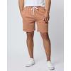 image:imageReal Essentials 3 Pack Mens Cotton 9 French Terry Casual Lounge Sweat Shorts with Pockets Available in Big amp TallSet 5
