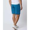 image:imageReal Essentials 3 Pack Mens Cotton 9 French Terry Casual Lounge Sweat Shorts with Pockets Available in Big amp TallSet 5