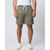 image:imageReal Essentials 3 Pack Mens Cotton 9 French Terry Casual Lounge Sweat Shorts with Pockets Available in Big amp TallSet 6