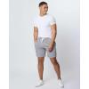 image:imageReal Essentials 3 Pack Mens Cotton 9 French Terry Casual Lounge Sweat Shorts with Pockets Available in Big amp TallSet 7