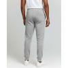 image:imageReal Essentials 3 Pack Mens Cotton Fleece Jogger Sweatpants  Athletic Pants Bottoms with Pockets Big amp Tall AvailableSet B
