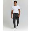 image:imageReal Essentials 3 Pack Mens Cotton Fleece Jogger Sweatpants  Athletic Pants Bottoms with Pockets Big amp Tall AvailableSet D