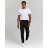 image:imageReal Essentials 3 Pack Mens Cotton Fleece Jogger Sweatpants  Athletic Pants Bottoms with Pockets Big amp Tall AvailableSet F