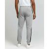 image:imageReal Essentials 3 Pack Mens Cotton Fleece Jogger Sweatpants  Athletic Pants Bottoms with Pockets Big amp Tall AvailableSet J