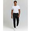 image:imageReal Essentials 3 Pack Mens Cotton Fleece Jogger Sweatpants  Athletic Pants Bottoms with Pockets Big amp Tall AvailableSet K