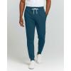image:imageReal Essentials 3 Pack Mens Cotton Fleece Jogger Sweatpants  Athletic Pants Bottoms with Pockets Big amp Tall AvailableSet L