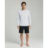 image:imageReal Essentials 3 Pack Mens Long Sleeve Rash Guard Hoodie  SPF UV Sun Protection Workout Fishing Swim Shirts Big amp TallSet 7