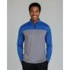 image:imageReal Essentials 3 Pack Mens Mesh Long Sleeve Athletic Quarter Zip Pullover  Outdoor UPF 50 Available in Big amp TallSet 1