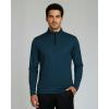 image:imageReal Essentials 3 Pack Mens Mesh Long Sleeve Athletic Quarter Zip Pullover  Outdoor UPF 50 Available in Big amp TallSet 2