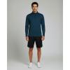 image:imageReal Essentials 3 Pack Mens Mesh Long Sleeve Athletic Quarter Zip Pullover  Outdoor UPF 50 Available in Big amp TallSet 2