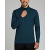 image:imageReal Essentials 3 Pack Mens Mesh Long Sleeve Athletic Quarter Zip Pullover  Outdoor UPF 50 Available in Big amp TallSet 2