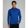 image:imageReal Essentials 3 Pack Mens Mesh Long Sleeve Athletic Quarter Zip Pullover  Outdoor UPF 50 Available in Big amp TallSet 3