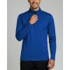image:imageReal Essentials 3 Pack Mens Mesh Long Sleeve Athletic Quarter Zip Pullover  Outdoor UPF 50 Available in Big amp TallSet 3