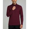image:imageReal Essentials 3 Pack Mens Mesh Long Sleeve Athletic Quarter Zip Pullover  Outdoor UPF 50 Available in Big amp TallSet 4
