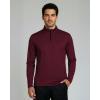 image:imageReal Essentials 3 Pack Mens Mesh Long Sleeve Athletic Quarter Zip Pullover  Outdoor UPF 50 Available in Big amp TallSet 4