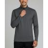 image:imageReal Essentials 3 Pack Mens Mesh Long Sleeve Athletic Quarter Zip Pullover  Outdoor UPF 50 Available in Big amp TallSet 5