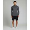 image:imageReal Essentials 3 Pack Mens Mesh Long Sleeve Athletic Quarter Zip Pullover  Outdoor UPF 50 Available in Big amp TallSet 5