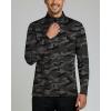image:imageReal Essentials 3 Pack Mens Mesh Long Sleeve Athletic Quarter Zip Pullover  Outdoor UPF 50 Available in Big amp TallSet 7