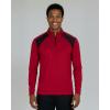 image:imageReal Essentials 3 Pack Mens Mesh Long Sleeve Athletic Quarter Zip Pullover  Outdoor UPF 50 Available in Big amp TallSet 8