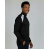 image:imageReal Essentials 3 Pack Mens Mesh Long Sleeve Athletic Quarter Zip Pullover  Outdoor UPF 50 Available in Big amp TallSet 8