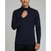 image:imageReal Essentials 3 Pack Mens Mesh Long Sleeve Athletic Quarter Zip Pullover  Outdoor UPF 50 Available in Big amp TallSet 9