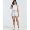 image:imageReal Essentials 3 Pack Womens Athletic Running Shorts  Hiking Gym Yoga Workout Casual Lounge with Pockets Plus AvailableSet 3