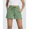 image:imageReal Essentials 3 Pack Womens Athletic Running Shorts  Hiking Gym Yoga Workout Casual Lounge with Pockets Plus AvailableSet 4