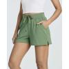 image:imageReal Essentials 3 Pack Womens Athletic Running Shorts  Hiking Gym Yoga Workout Casual Lounge with Pockets Plus AvailableSet 4