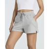 image:imageReal Essentials 3 Pack Womens Athletic Running Shorts  Hiking Gym Yoga Workout Casual Lounge with Pockets Plus AvailableSet 5