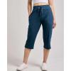 image:imageReal Essentials 3 Pack Womens Capri Open Bottom Sweatpants  Casual Lounge Athletic Workout Yoga Pants with Pockets PlusSet 1