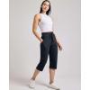 image:imageReal Essentials 3 Pack Womens Capri Open Bottom Sweatpants  Casual Lounge Athletic Workout Yoga Pants with Pockets PlusSet 1