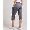 image:imageReal Essentials 3 Pack Womens Capri Open Bottom Sweatpants  Casual Lounge Athletic Workout Yoga Pants with Pockets PlusSet 2
