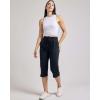 image:imageReal Essentials 3 Pack Womens Capri Open Bottom Sweatpants  Casual Lounge Athletic Workout Yoga Pants with Pockets PlusSet 2