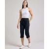 image:imageReal Essentials 3 Pack Womens Capri Open Bottom Sweatpants  Casual Lounge Athletic Workout Yoga Pants with Pockets PlusSet 3