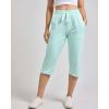image:imageReal Essentials 3 Pack Womens Capri Open Bottom Sweatpants  Casual Lounge Athletic Workout Yoga Pants with Pockets PlusSet 5
