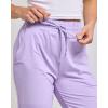 image:imageReal Essentials 3 Pack Womens Capri Open Bottom Sweatpants  Casual Lounge Athletic Workout Yoga Pants with Pockets PlusSet 5