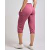 image:imageReal Essentials 3 Pack Womens Capri Open Bottom Sweatpants  Casual Lounge Athletic Workout Yoga Pants with Pockets PlusSet 6