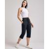 image:imageReal Essentials 3 Pack Womens Capri Open Bottom Sweatpants  Casual Lounge Athletic Workout Yoga Pants with Pockets PlusSet 7