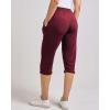 image:imageReal Essentials 3 Pack Womens Capri Open Bottom Sweatpants  Casual Lounge Athletic Workout Yoga Pants with Pockets PlusSet 8