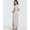image:imageReal Essentials 3 Pack Womens Casual Short Sleeve Maxi TShirt Dress with Slit Available in Plus SizeSet 2