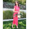 image:imageReal Essentials 3 Pack Womens Casual Short Sleeve Maxi TShirt Dress with Slit Available in Plus SizeSet 2