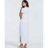 image:imageReal Essentials 3 Pack Womens Casual Short Sleeve Maxi TShirt Dress with Slit Available in Plus SizeSet 5