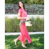 image:imageReal Essentials 3 Pack Womens Casual Short Sleeve Maxi TShirt Dress with Slit Available in Plus SizeSet 6