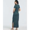 image:imageReal Essentials 3 Pack Womens Casual Short Sleeve Maxi TShirt Dress with Slit Available in Plus SizeSet 7